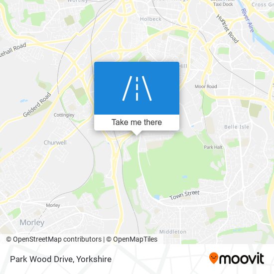 Park Wood Drive map