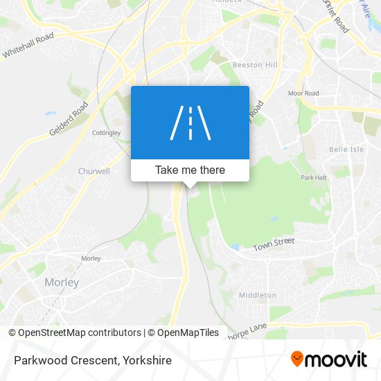 Parkwood Crescent map