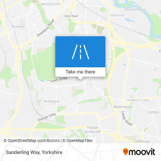 Sanderling Way map
