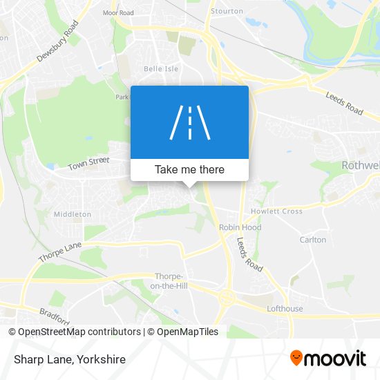 Sharp Lane map