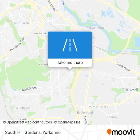South Hill Gardens map