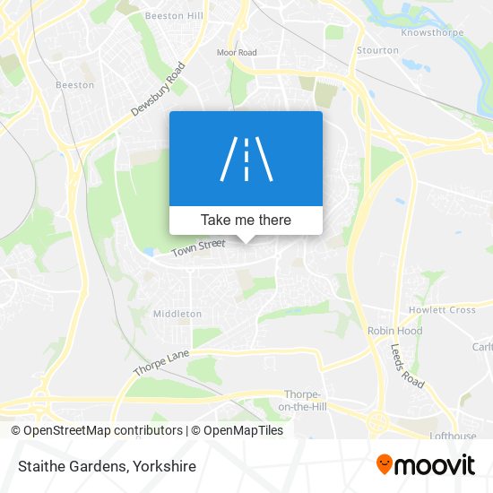 Staithe Gardens map
