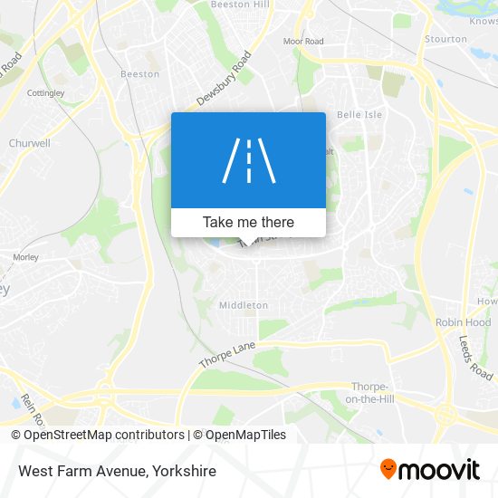 West Farm Avenue map