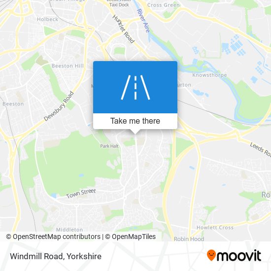 Windmill Road map