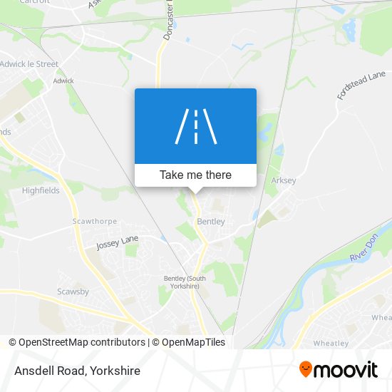Ansdell Road map
