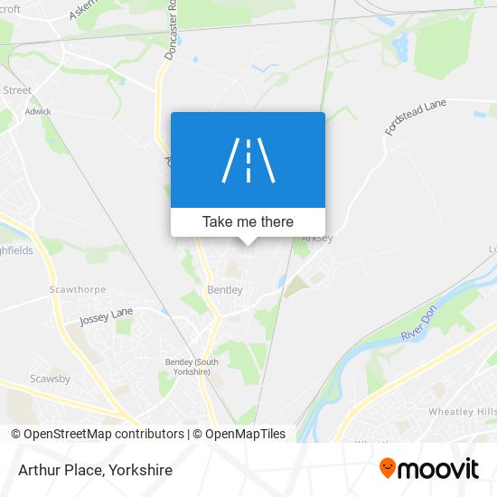 Arthur Place map