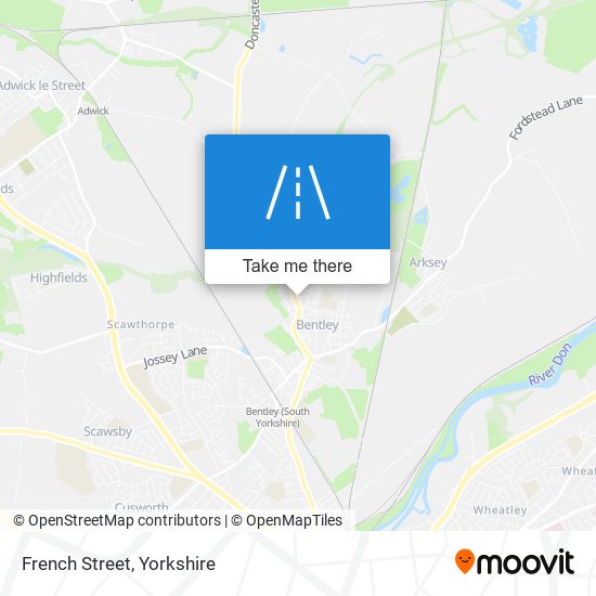 French Street map