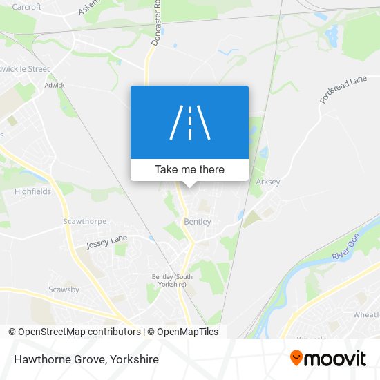 Hawthorne Grove map