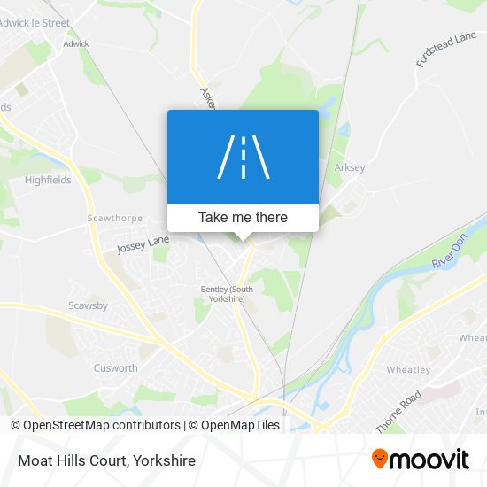 Moat Hills Court map
