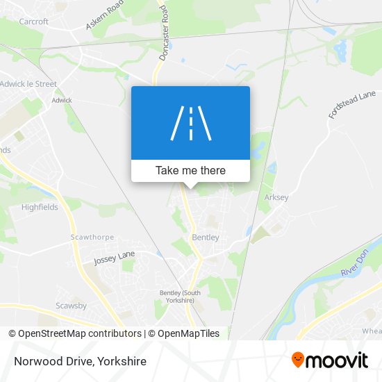 Norwood Drive map