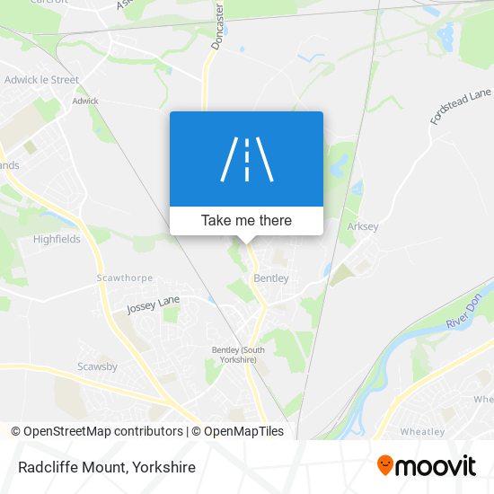 Radcliffe Mount map