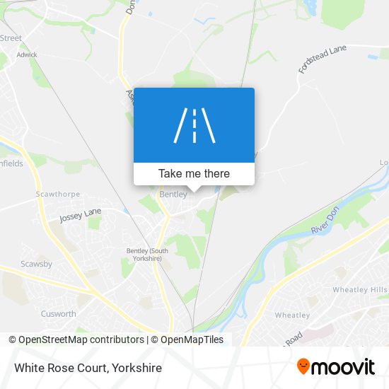 White Rose Court map