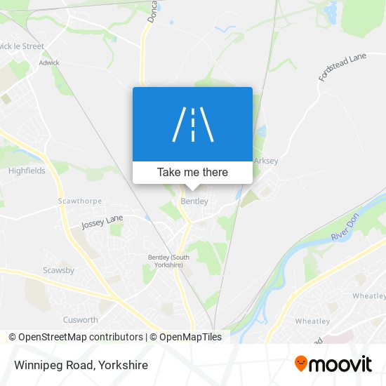 Winnipeg Road map
