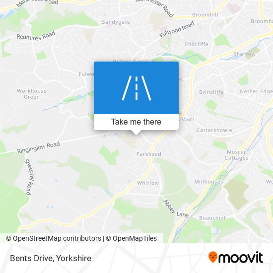 Bents Drive map