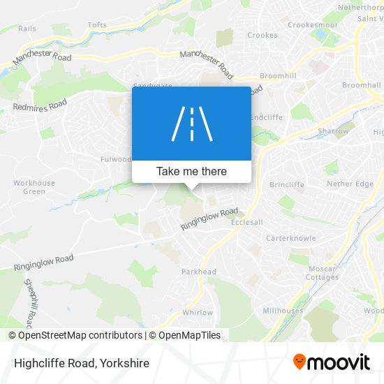 Highcliffe Road map