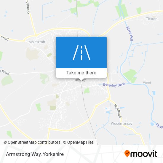 Armstrong Way map