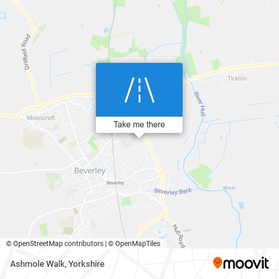 Ashmole Walk map