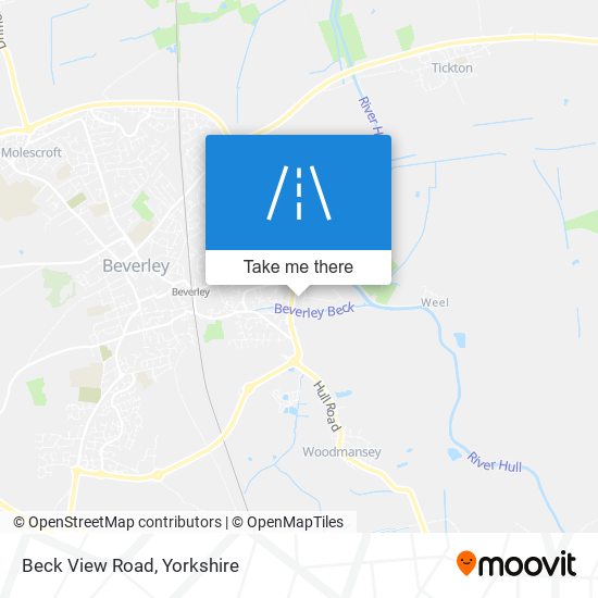 Beck View Road map