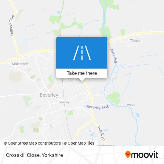 Crosskill Close map