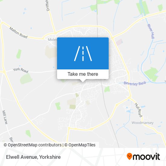 Elwell Avenue map