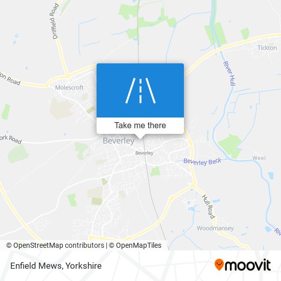 Enfield Mews map