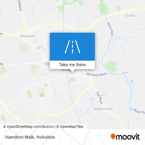 Hamilton Walk map