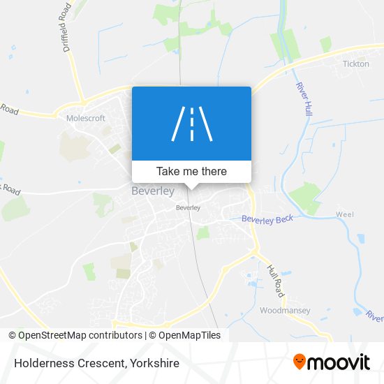 Holderness Crescent map