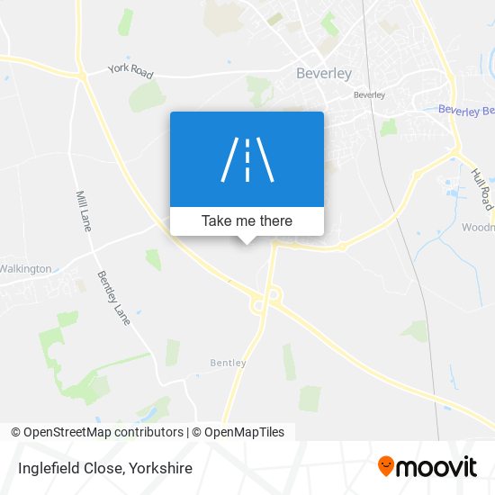 Inglefield Close map