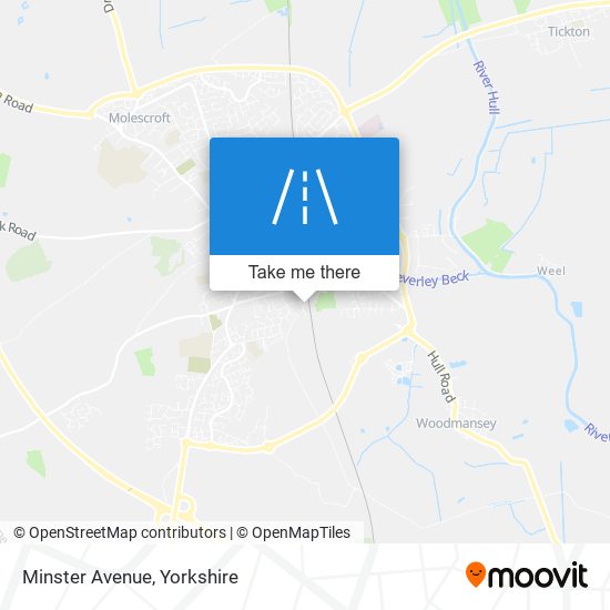 Minster Avenue map