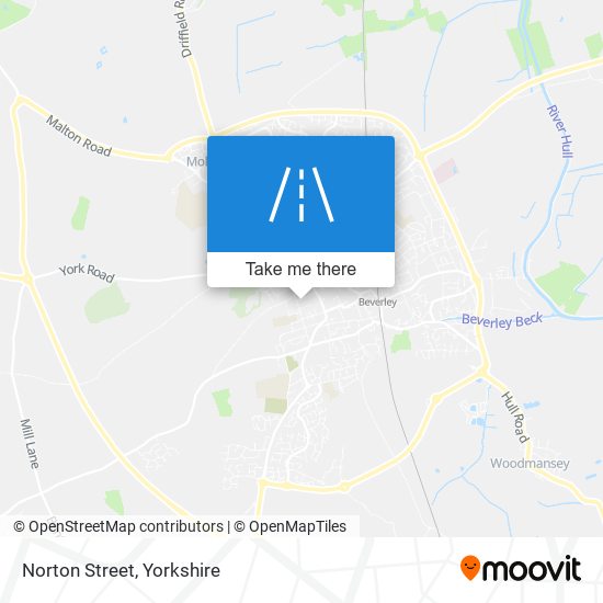 Norton Street map