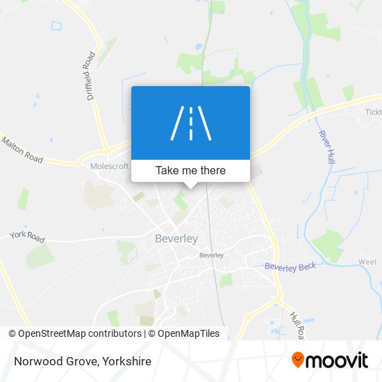 Norwood Grove map