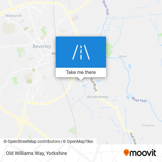 Old Williams Way map