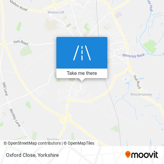 Oxford Close map