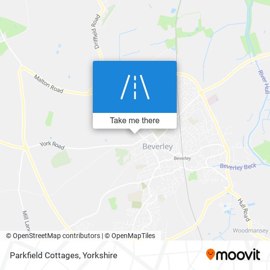 Parkfield Cottages map