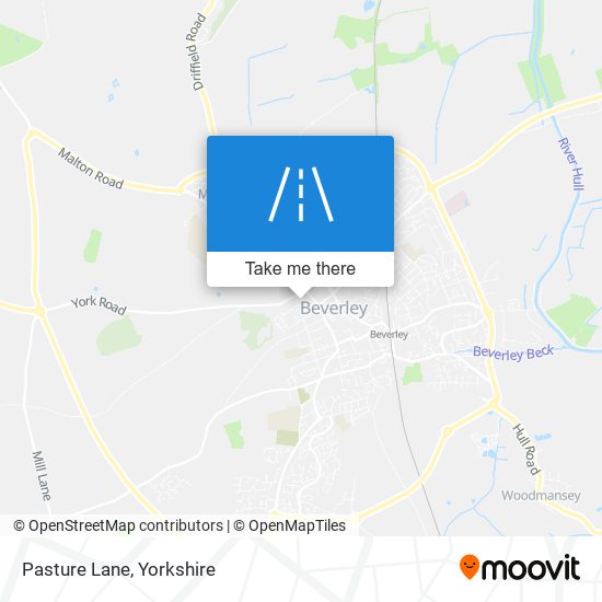 Pasture Lane map