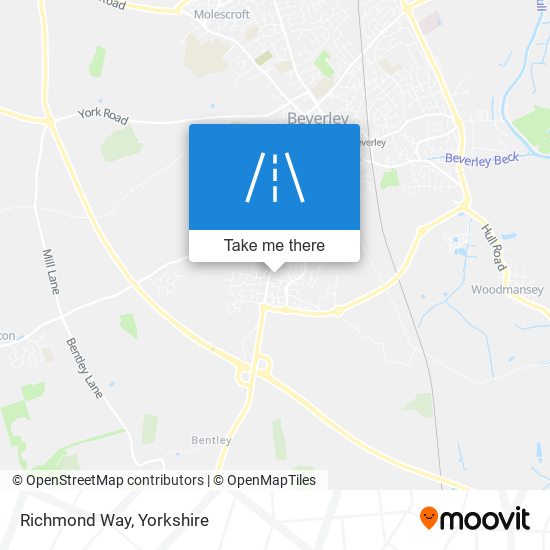 Richmond Way map