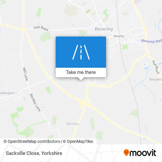 Sackville Close map