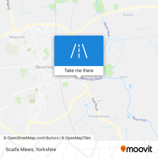 Scaife Mews map