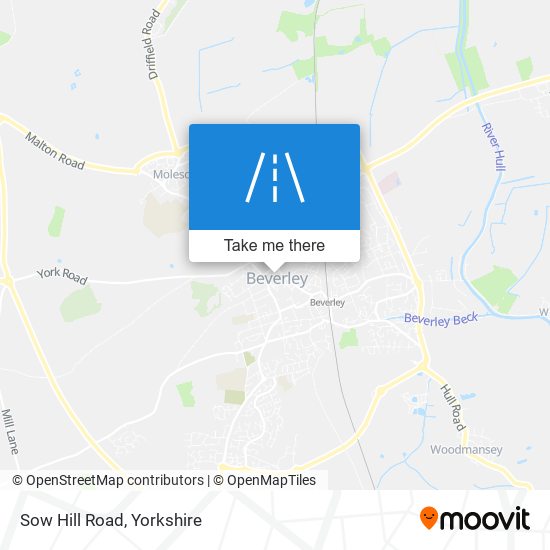 Sow Hill Road map