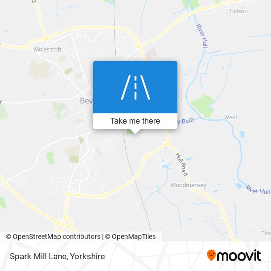 Spark Mill Lane map