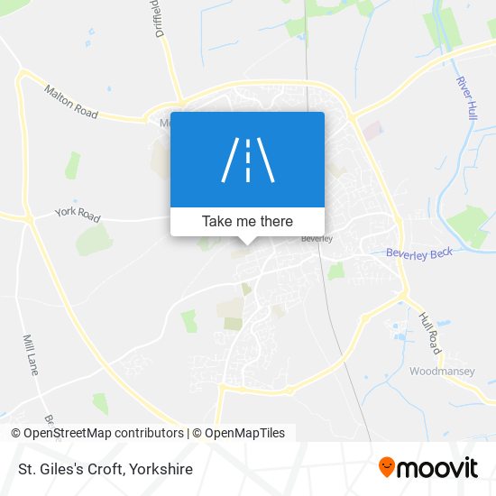 St. Giles's Croft map