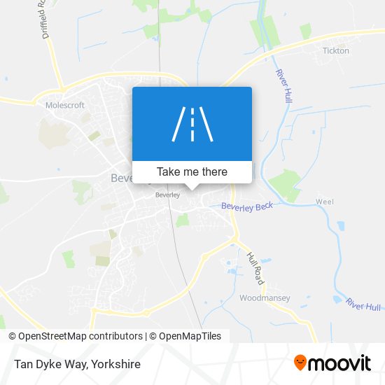 Tan Dyke Way map