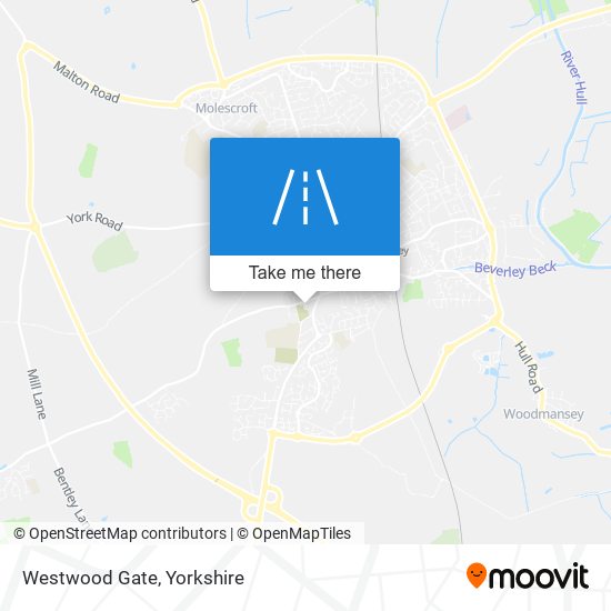 Westwood Gate map