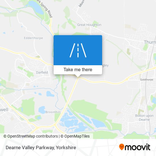 Dearne Valley Parkway map
