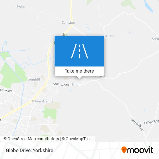 Glebe Drive map