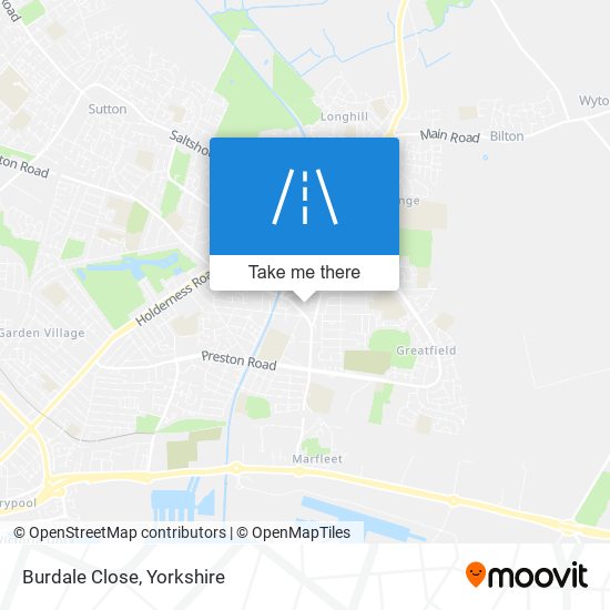 Burdale Close map