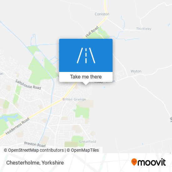 Chesterholme map