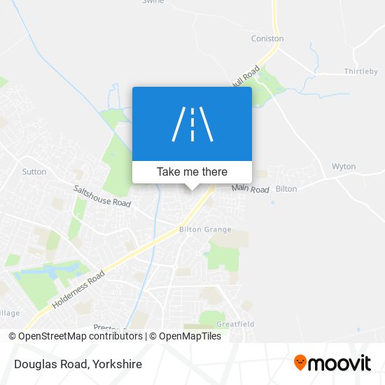 Douglas Road map