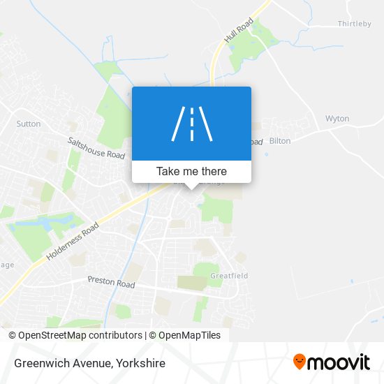 Greenwich Avenue map