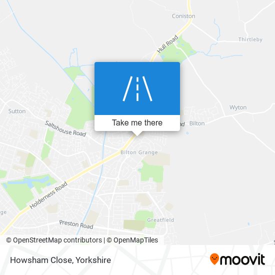 Howsham Close map